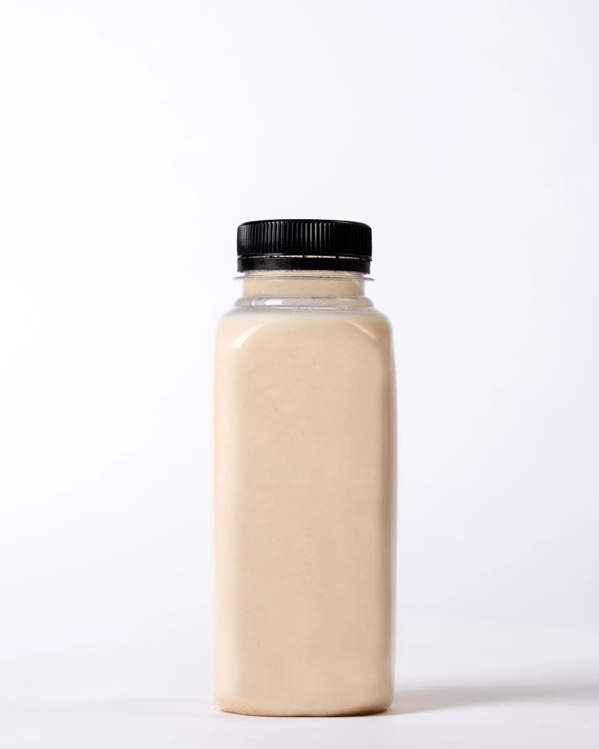 Bottle of a creamy liquid meal replacement
