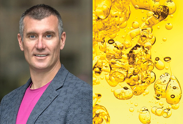 Dr. Richard Bazinet Portrait and chia oil image